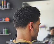 Classic slick-back with low fade